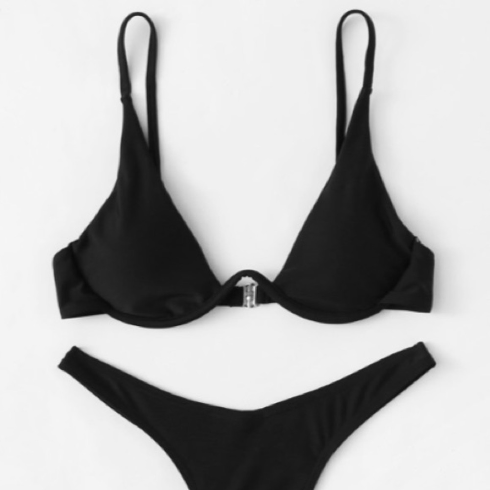 High Leg Underwire Bikini Set